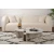 Hanah Home Klub sto-set Orion, 90x60x30, 85x30x35cm, 2 komada, Sivi