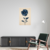 Canvas Slika na platnu Plavi cvet 50x75cm, Sa ramom, Beli