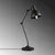 Opviq Stona lampa E14 Socket, Crno-Zlatna