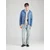 Emporio Armani EA7 TRAIN CORE ID DOWN LIGHT JACKET HOODIE CC 8NPB24 Modra