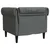 Sofa Tamno siva 78,5 x 74,5 x 74,5 cm Poliester