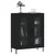 Komoda crna 69,5 x 34 x 90 cm od konstruiranog drva