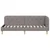 Vidaxl Kotna postelja Taupe 80 x 200 cm blago