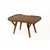 Hanah Home klub sto Butterfly 70, 70 cm, orah