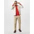 GAP Hlače V-ESSENTIAL KHAKI SLIM FIT, bež