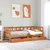 Vidaxl Dnevna postelja s predali brez vzmetnice 90x200 cm trden les