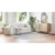 Protuklizni Shaggy Tepih Siva 200 x 200 cm PP