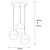 Opviq Luster Bastos 6151, Metalni, Beli
