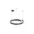 Rabalux Visilica Silnora, LED, 35W, 3000-6500K, ?60cm, Crna