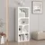 Hanah Home polica za knjige Bohem 135cm, 50 cm, bela
