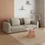Bessagi Home Sofa Lea Chenille Beige