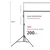Kettz KT-SP180 Spoljno Platno za Projektor Anti-Refleks 180 16:9 405x230CM