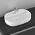 Infinity nadgradni lavabo 60cm mat beli