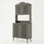 Hanah Home ormar za kafe kutak Avior 90, 90 cm, sivi