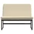 Klupa krem 100 x 75 x 76 cm od tkanine