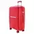 Kovček TRAVEL AND MORE Unbreakable - srednji, rdeč, trdi, 65 l