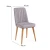 Hanah Home Trpezarijska stolica Vina Sandalye 47x89x46cm Bež-Lavanda