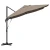Suncobran Sivo-smeđa 351 x 250 x 260 cm Poliester i aluminij