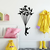 Wallity Zidna dekoracija Flying Boy 3, 45x85cm, Crna