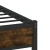 Metalni okvir kreveta bez madraca boja hrasta 140x200 cm