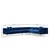 Atelier Del Sofa Ugaona sofa Como levo - tamnoplava