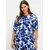 SHEEGO Bluza kobalt modra/temno modra/bela