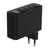 Gembird Punjač TA-UC-PDQC100LCD-01-BK, 4-port, 100W, GaN, USB, Brzi, LCD, Crni