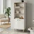 Hanah Home polica za knjige Vesta, 69,9 cm, hrast Sapphire / bela