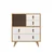 Hanah Home Komoda Fallow 70x88,6x40cm Hrast-Bela