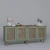 Hanah Home Konzolni sto Bohemian 1600-132, 180x75x40 cm, Maslina