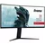 IIYAMA gaming monitor GCB3480WQSU-B1, 34, 3440 x 1440 (UWQHD), VA, 180 Hz, HDMI, DP