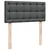 Vidaxl Box spring postelja z vzmetnico temno siva 90x190 cm blago