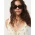 MANGO Top  svetlo modra / zelena / off-bela