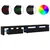 TV ormar 3 pcs Crni hrast 290 x 36,5 x 40 cm Konstruirano drvo