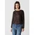 COMMA Bluza temno rjava