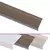 Rubnjaci za stepenice L-oblika 5 kom aluminijski 100 cm smeđi