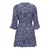 ONLY Obleka ONLCLEMMENTINE temno modra/bela