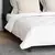 Duvet s jastucima s jastukom 3 pcs Bijelo Mikrofibra i Pero