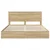 Krevet s od storage Sonoma hrast 180 x 200 cm Konstruirano drvo
