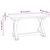 Vidaxl klop Naravna 85 x 35 x 46 cm Trden predelan les