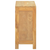 vidaXL Predalnik 80x30x55 cm trdna tikovina