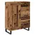 Highboard s ladicama 2 pcs Staro drvo 69,5 x 34 x 180 cm