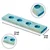Hanah home Svećnjak Tealight Ma, 35 x 9 cm, Plavi