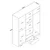 Hanah home Ormar 180x210x51,5cm Orah