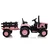 Traktor sa prikolicom - roze