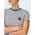 ONLY Majica ONLHEART marine/smaragd/temno rdeča/bela