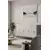 HANAH HOME Komoda Salkim 120 White Silver