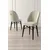 Hanah Home Set stolica Ritim, 44x96x42 cm, 4 komada, Krem-crne