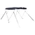 Tenda bimini s 3 luka i mrežastim zidovima 183x(137-152)x137 cm