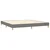 Vidaxl Box spring postelja z vzmetnico temno siva 200x200 cm blago